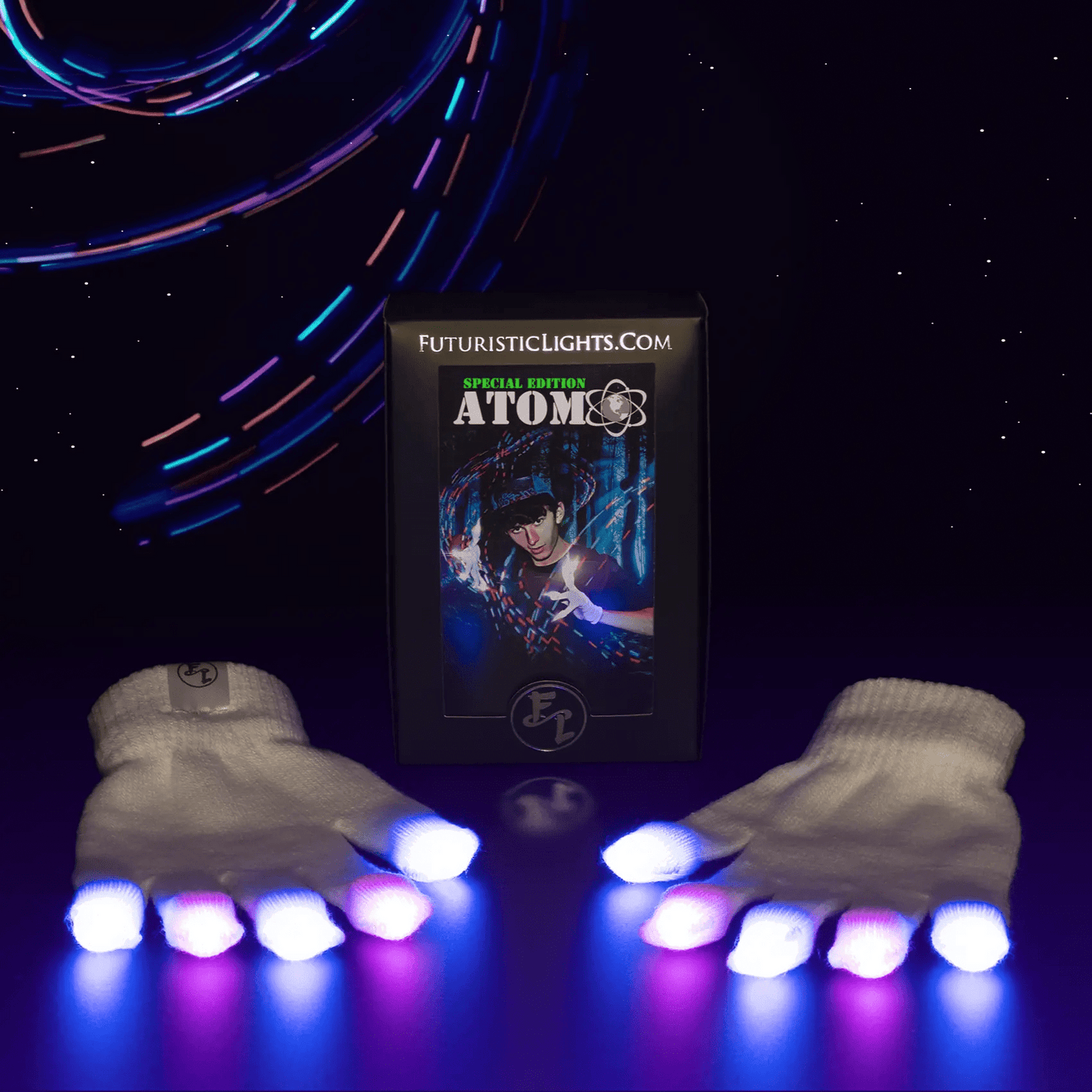 SE Atom LED Light Gloves